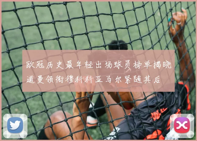 欧冠历史最年轻出场球员榜单揭晓道曼领衔穆科科亚马尔紧随其后